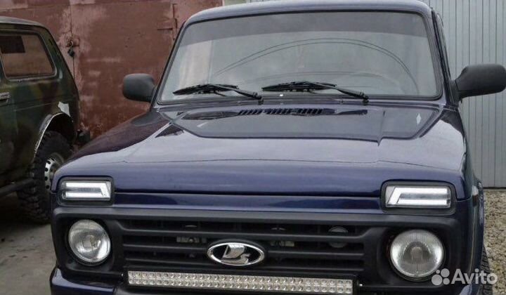 Led надфарники niva