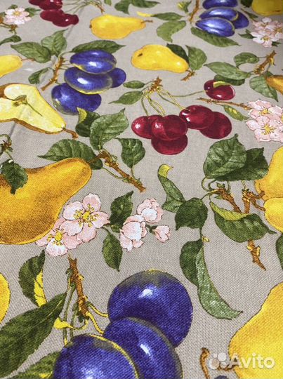 Скатерть и гардины из ткани трехгорной мануфактуры