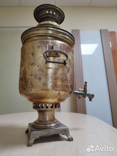 Самовар на дровах старинный