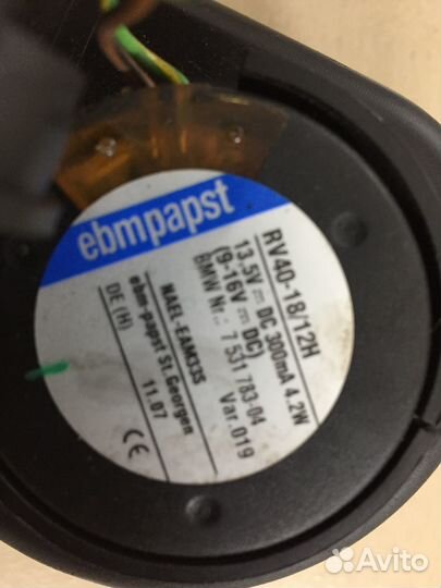 Вентилятор охлаждения эбу BMW 5 E60 рестайлинг