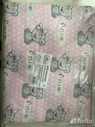 Комплект постельного белья в кроватку