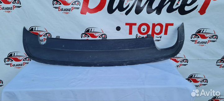 Накладка спойлер заднего бампера Volkswagen Jetta