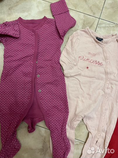 Вещи пакетом на девочку 56-86