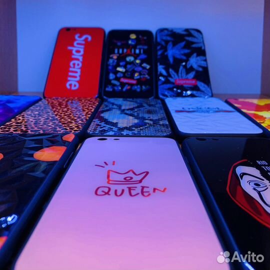 Чехол на iPhone 6 стеклянные