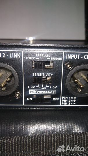 Усилитель двухканальный U1, 2х600W(8Ом)