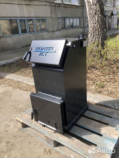 Твердотопливный котёл с увеличенной топкой