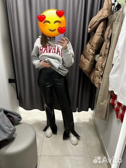 Брюки экокожа Sela, М