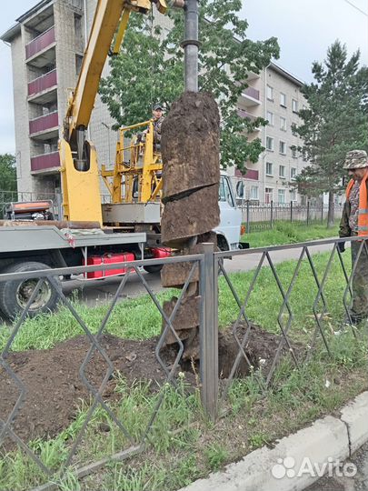 Бурение под опоры, ямобур