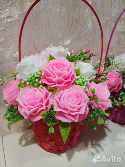 Букеты из мыла ручной работы к 8 марта