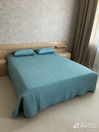 Комплект для спальни покрывало с подушками икеа