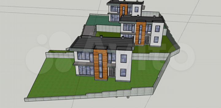 Дом 115 м² на участке 4 сот.