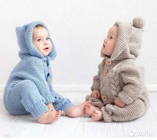 Вязаная одежда для малышей на заказ