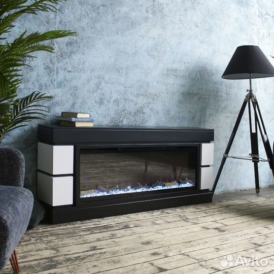 Электрокамин denver 50 BLM очаг saphir 50 (164см)