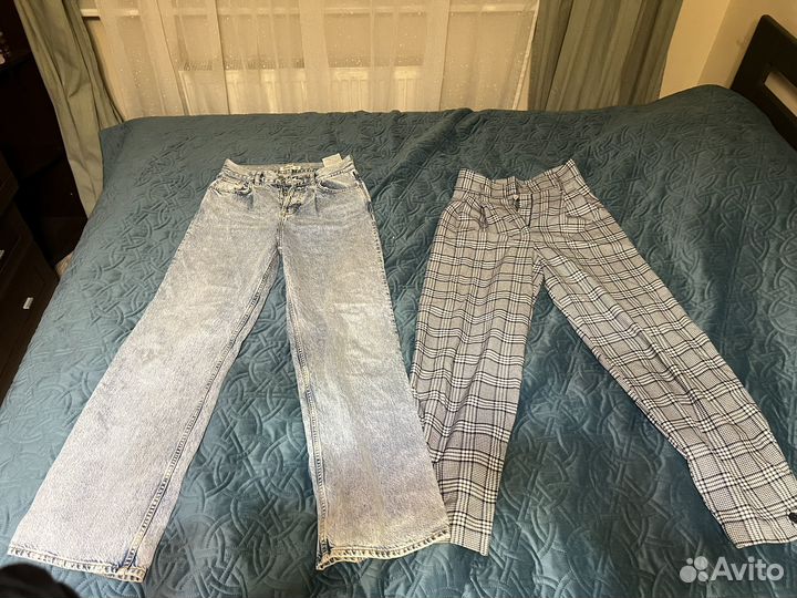 Женские вещи пакетом. 42-44. Брюки 34-36 eu