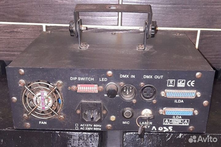 Лазер Красно-Синий Pro Club RB LED Светомузыка Mic