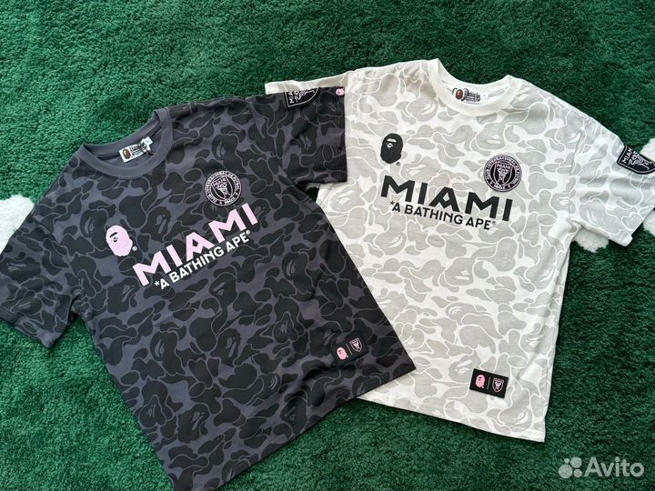 Футболка bape x inter miami новая