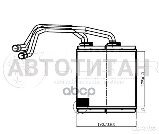 Радиатор отопителя Nissan Qashqai (06 ) / X-Trail