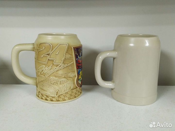 Пара пивных кружек, керамика