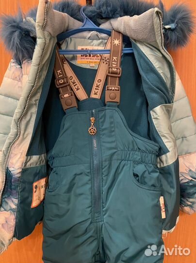 Зимний комбинезон для девочки рост 122 kiko