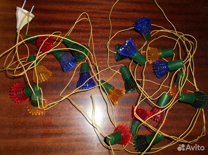 Гирлянда на елку СССР