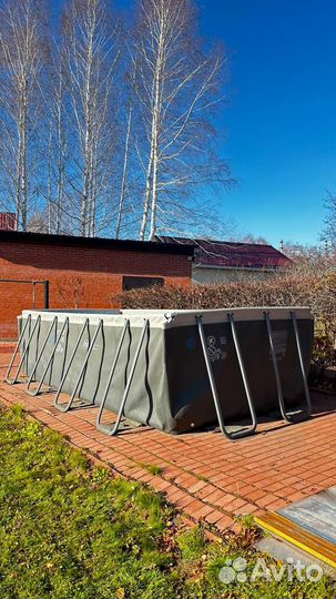 Каркасный прямоугольный бассейн