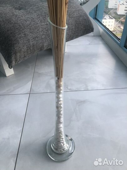 Букет из сухоцветов с вазой