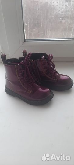 Ботинки демисезонные для девочки 27 размер