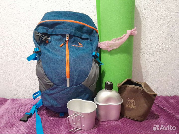 Коврик рюкзак фляжка,кружка