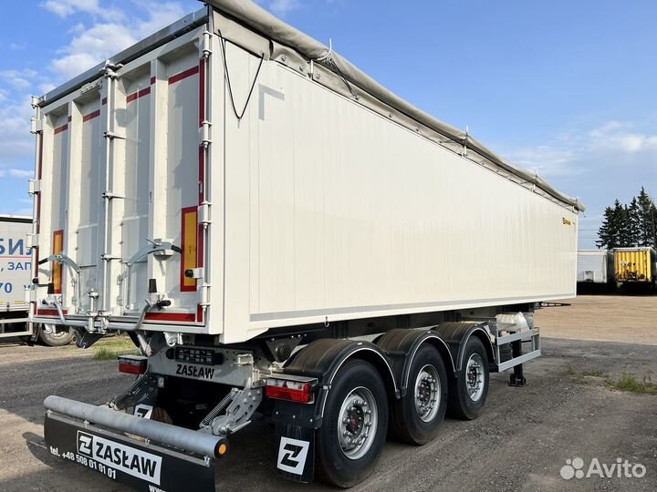 Полуприцеп зерновоз Zaslaw 50 м3, 2023