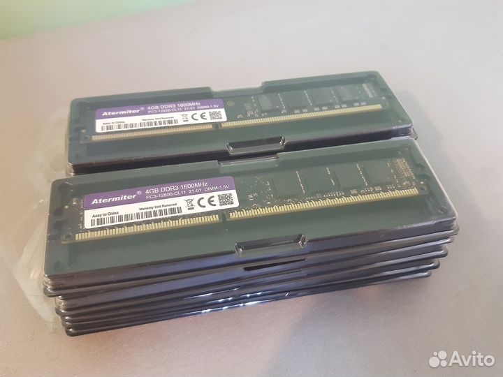 Память dimm Atermiter DDR3 4Gb 1600Mhz PC3-12800