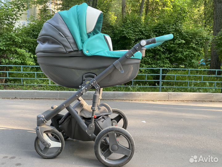 Коляска 2 в 1 adamex monte carbon