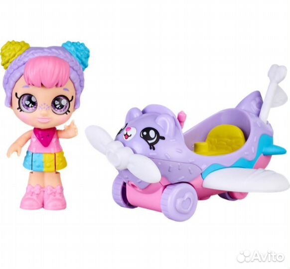 Мини кукла Кинди кидс с транспортом