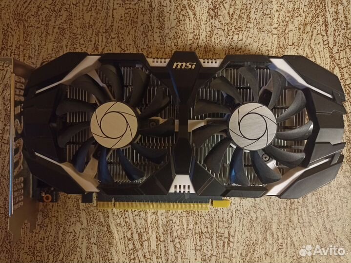 Видеокарта GTX 1050ti 4gb msi