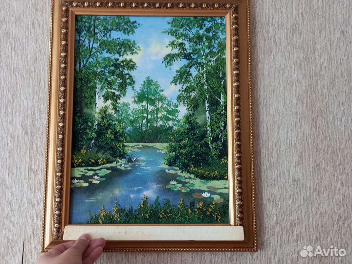 Картина с камушками