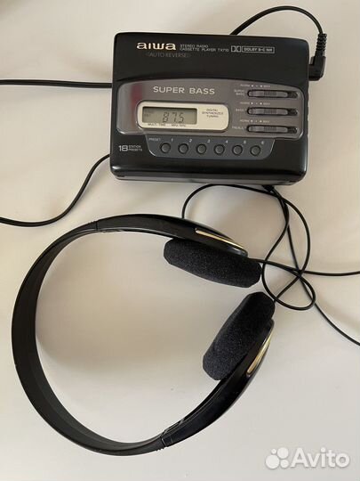 Кассетный плеер aiwa HS-TX710 с радио Dolby B-C NR