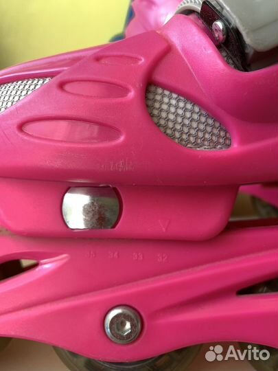 Ролики детские раздвижные 32-35