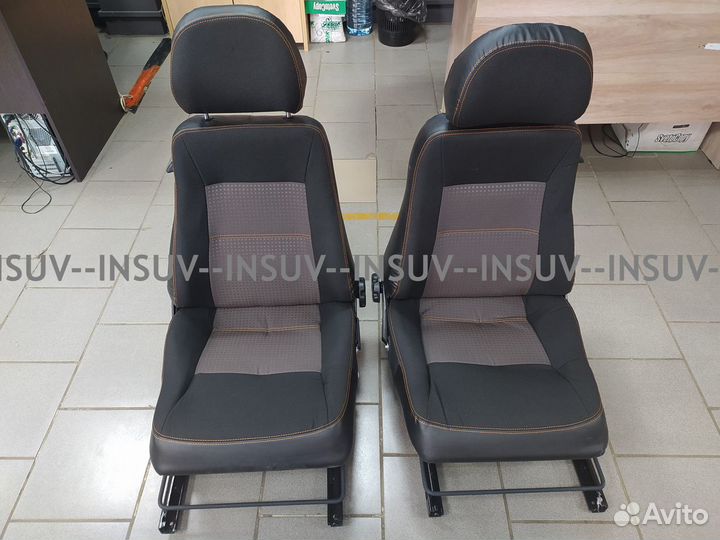 Передние сидения Урбан (кожа+ткань) без обогрева