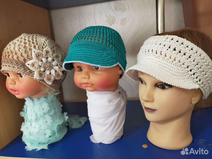 Летние шапочки, береты