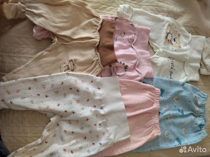 Вещи пакетом для девочки ростом от 42 см до 50 см