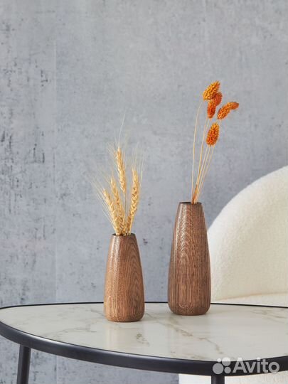 Ваза деревянная