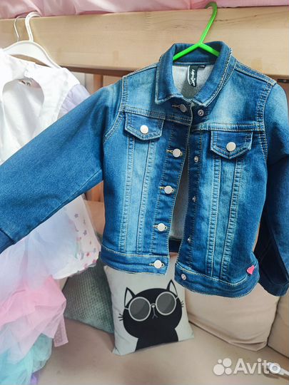 Джинсовка для девочки 104