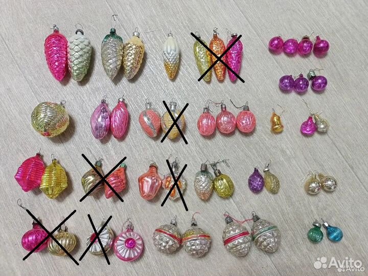 Игрушки елочные СССР