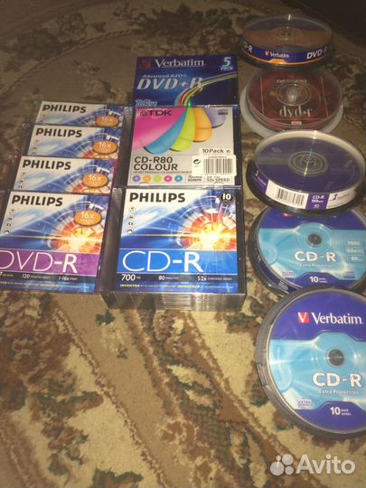 Сd,DVD диски новые(болванки)