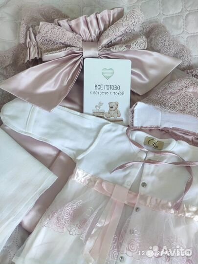 Конверт на выписку для девочки весна лето