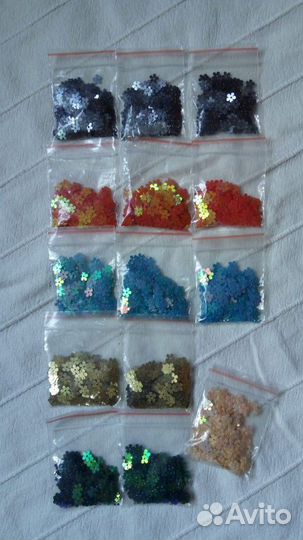 Фурнитура: стразы, пайетки, ленты. Цена за всё