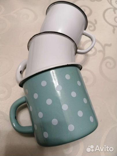 Кружки эмалированные