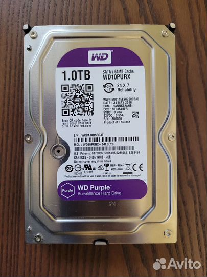 Western Digital WD10purx 1000GB 1TB