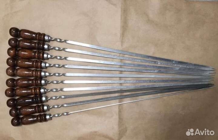 Шампура с деревянной ручкой