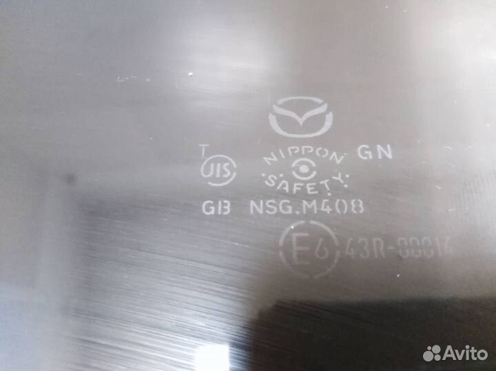 Стекло двери задней левой Mazda Mazda 6 GH 2007-20