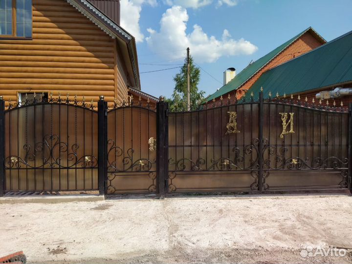 Ворота кованые